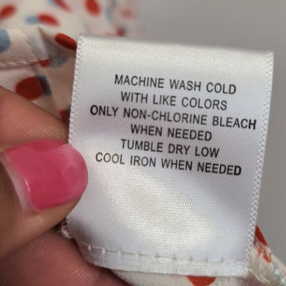 Modcloth Tie Neck Polka Dot Blouse - Picture 7 of 7